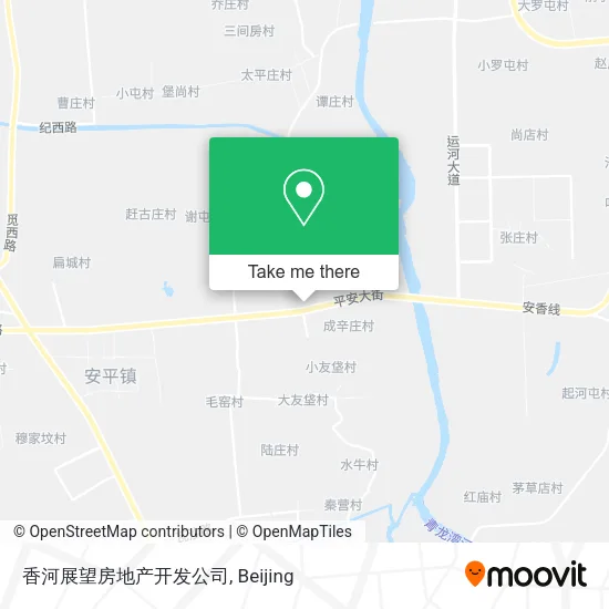 香河展望房地产开发公司 map