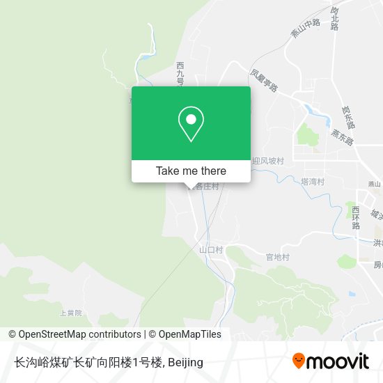 长沟峪煤矿长矿向阳楼1号楼 map