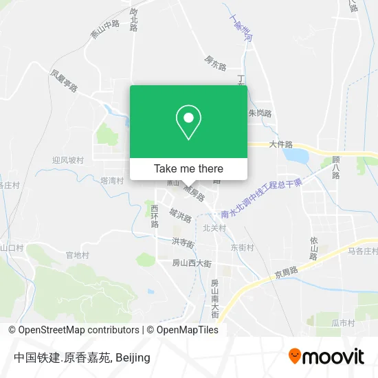 中国铁建.原香嘉苑 map