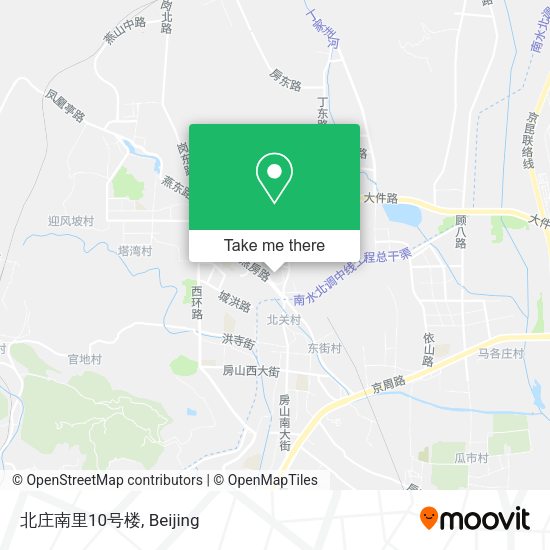 北庄南里10号楼 map