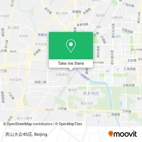 房山大众4S店 map