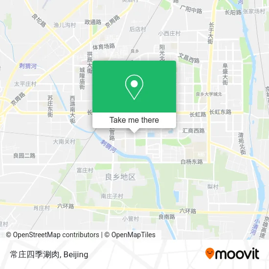 常庄四季涮肉 map