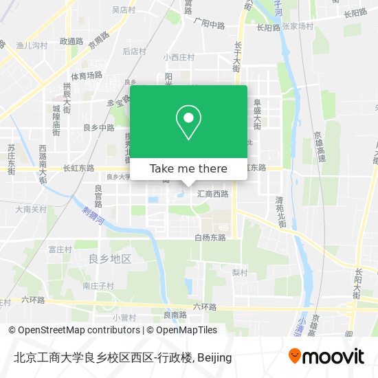 北京工商大学良乡校区西区-行政楼 map