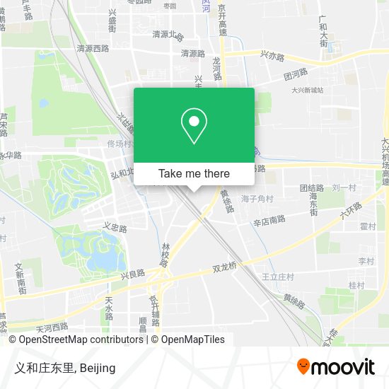 义和庄东里 map