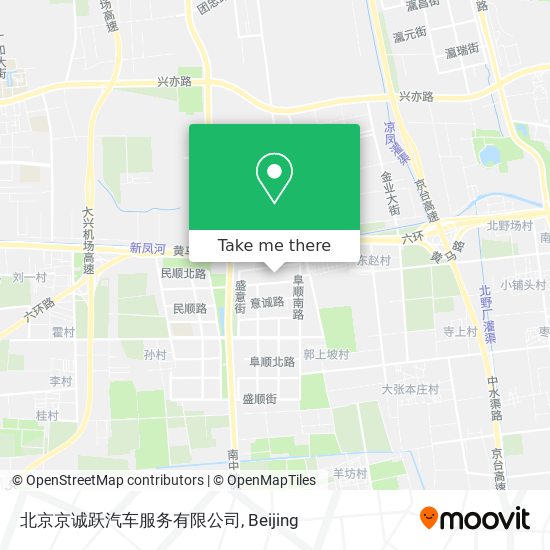 北京京诚跃汽车服务有限公司 map