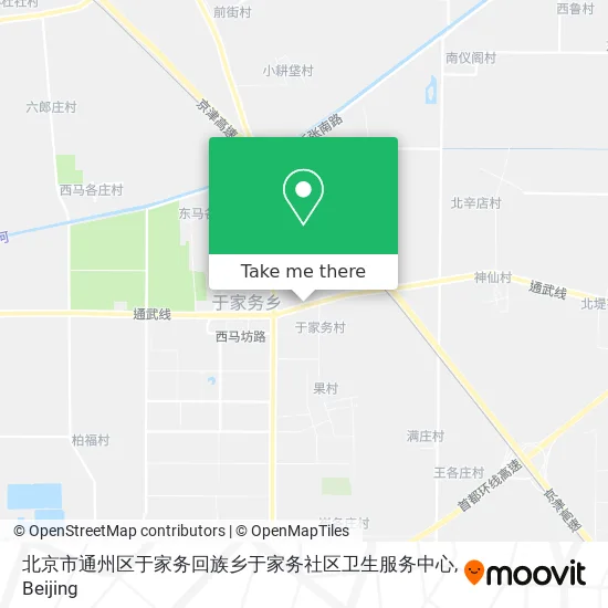 北京市通州区于家务回族乡于家务社区卫生服务中心 map