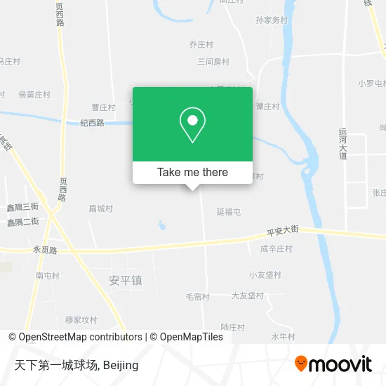 天下第一城球场 map