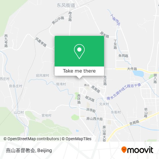 燕山基督教会 map