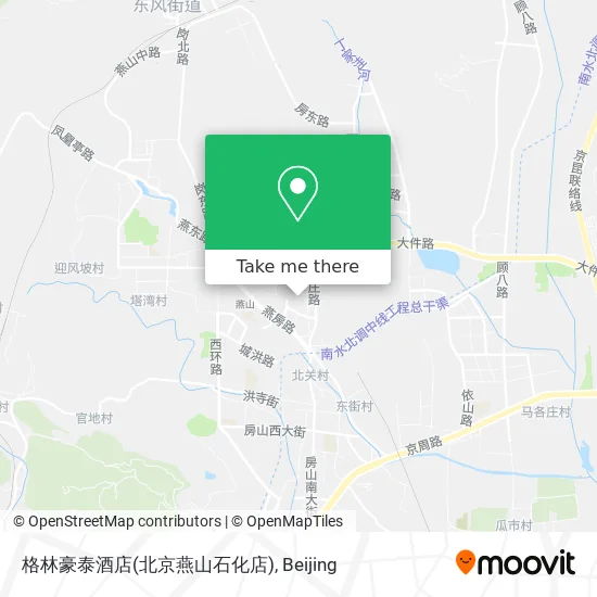 格林豪泰酒店(北京燕山石化店) map