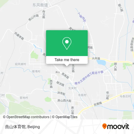 燕山体育馆 map