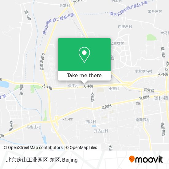 北京房山工业园区-东区 map