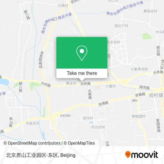 北京房山工业园区-东区 map