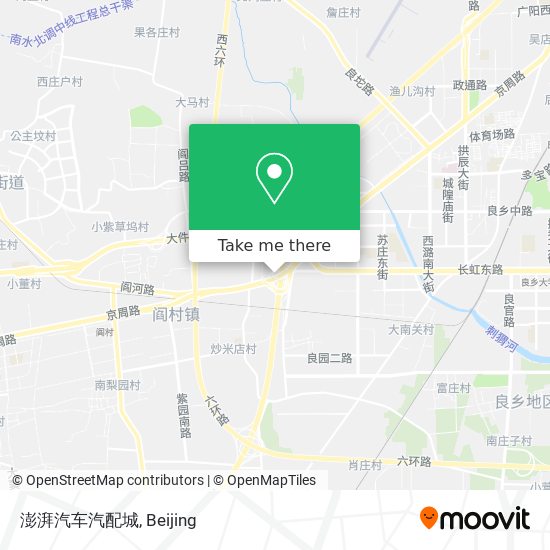 澎湃汽车汽配城 map
