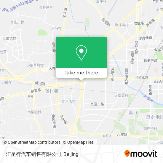 汇星行汽车销售有限公司 map