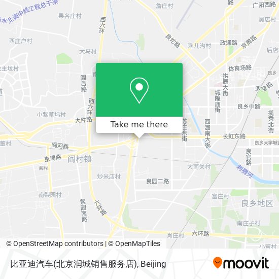 比亚迪汽车(北京润城销售服务店) map