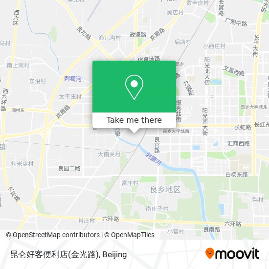 昆仑好客便利店(金光路) map