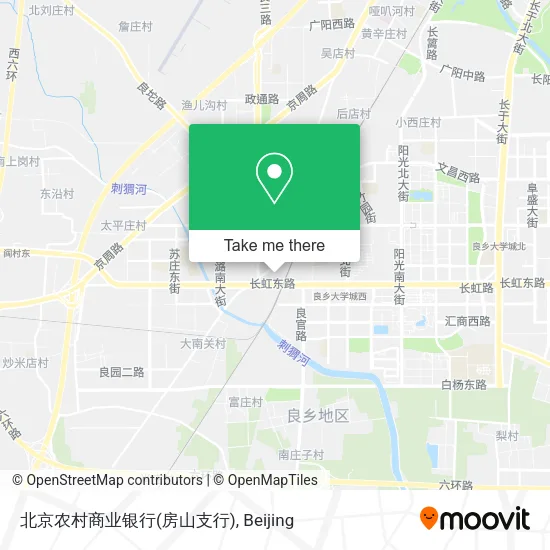 北京农村商业银行(房山支行) map