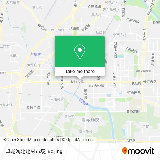 卓越鸿建建材市场 map