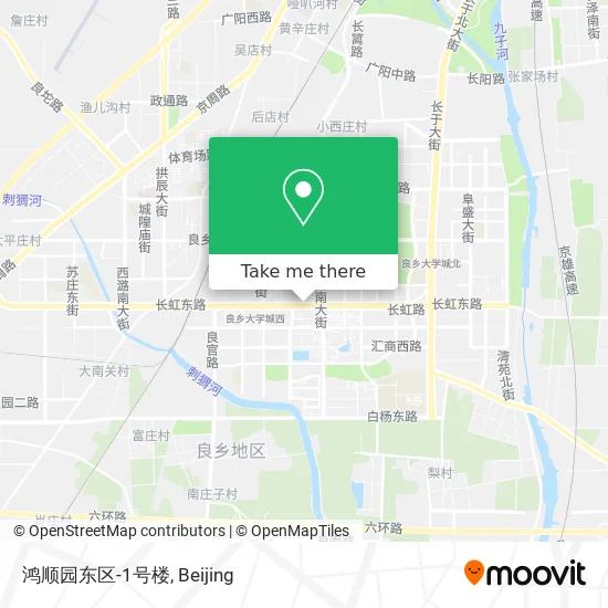 鸿顺园东区-1号楼 map