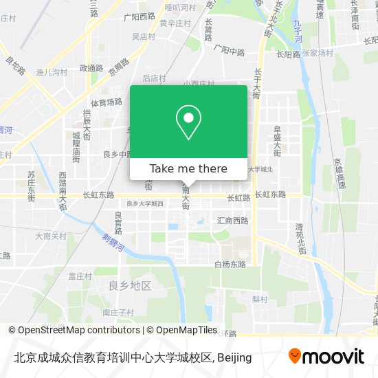 北京成城众信教育培训中心大学城校区 map