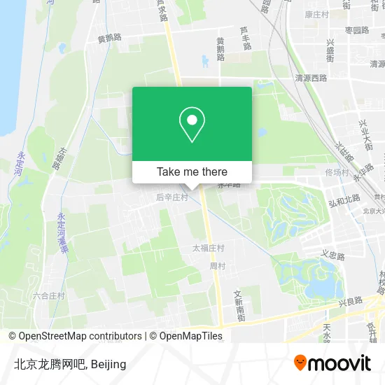 北京龙腾网吧 map