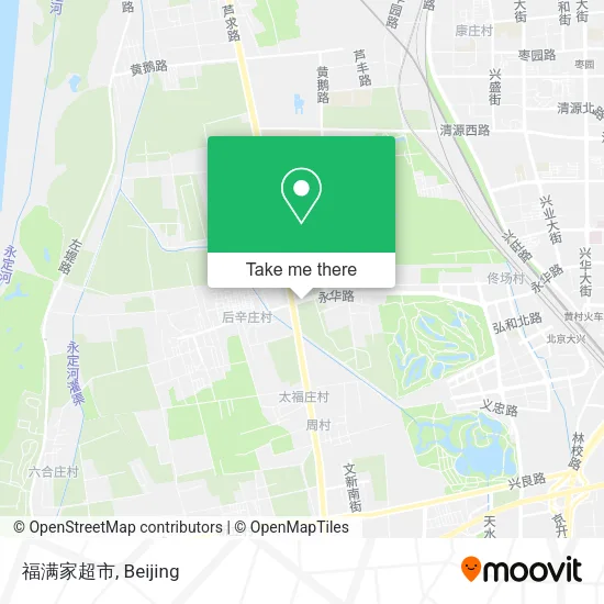 福满家超市 map