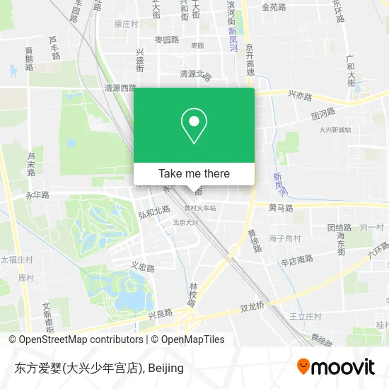 东方爱婴(大兴少年宫店) map