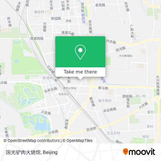 国光驴肉火烧馆 map
