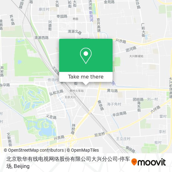 北京歌华有线电视网络股份有限公司大兴分公司-停车场 map
