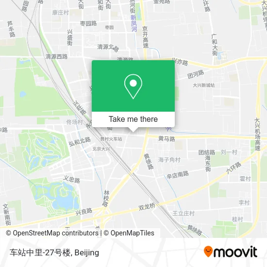 车站中里-27号楼 map