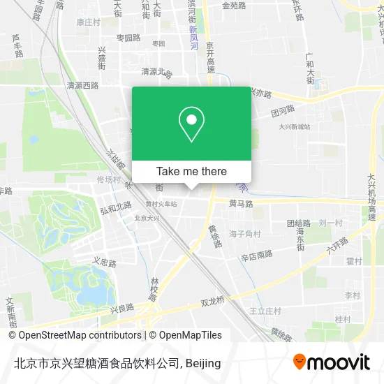 北京市京兴望糖酒食品饮料公司 map