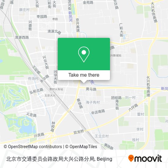 北京市交通委员会路政局大兴公路分局 map