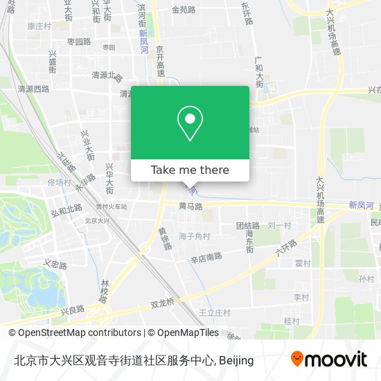 北京市大兴区观音寺街道社区服务中心 map