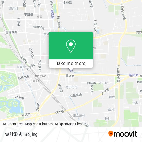 爆肚涮肉 map