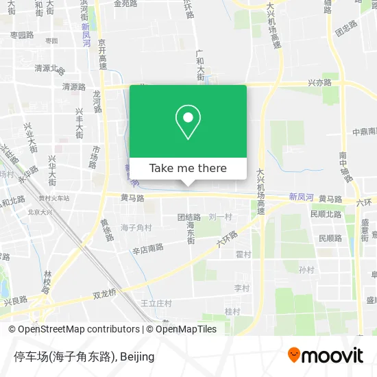 停车场(海子角东路) map