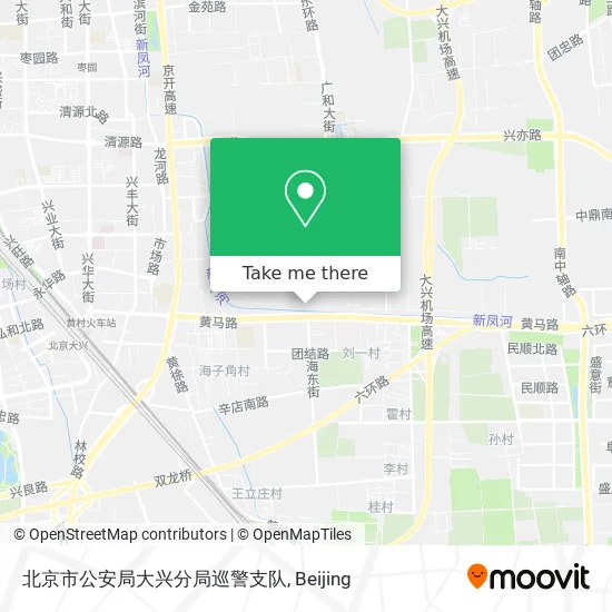北京市公安局大兴分局巡警支队 map