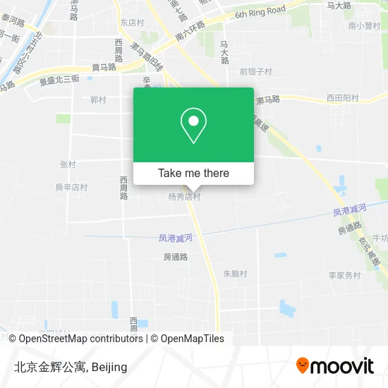 北京金辉公寓 map