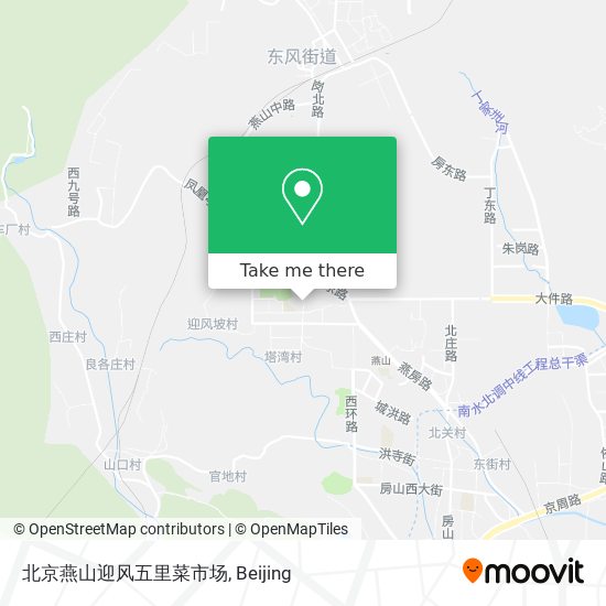 北京燕山迎风五里菜市场 map