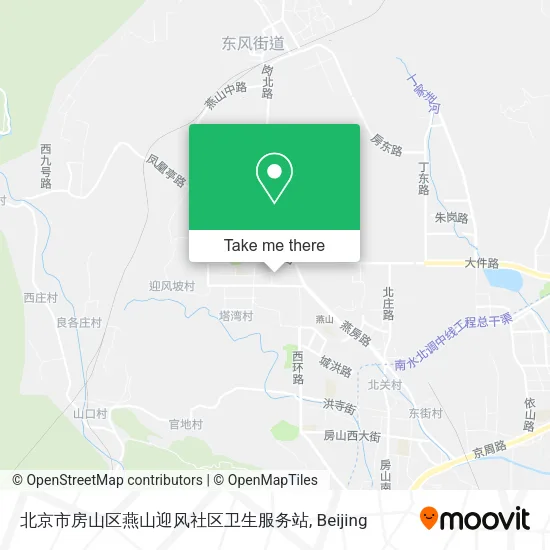 北京市房山区燕山迎风社区卫生服务站 map