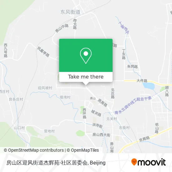 房山区迎风街道杰辉苑-社区居委会 map