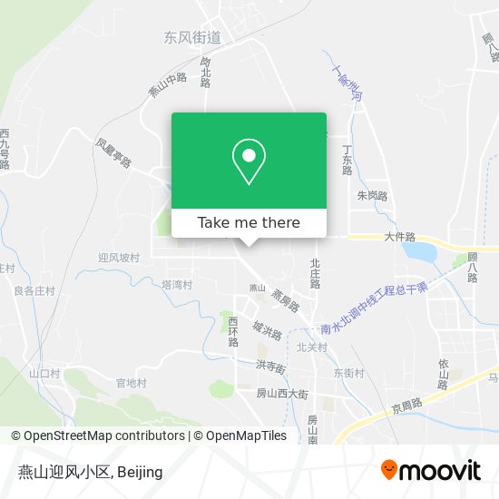 燕山迎风小区 map