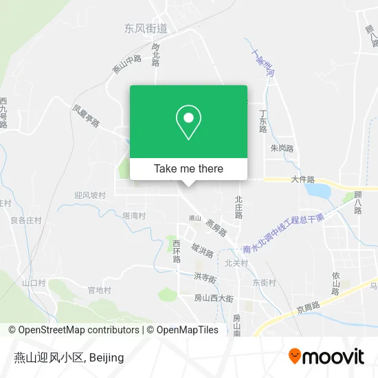 燕山迎风小区 map