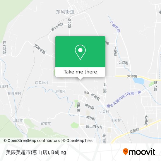 美廉美超市(燕山店) map