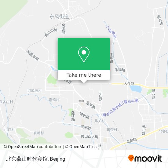 北京燕山时代宾馆 map