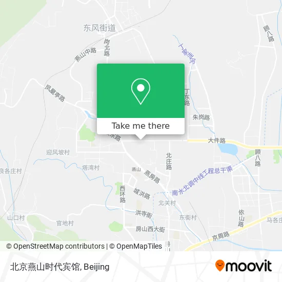 北京燕山时代宾馆 map