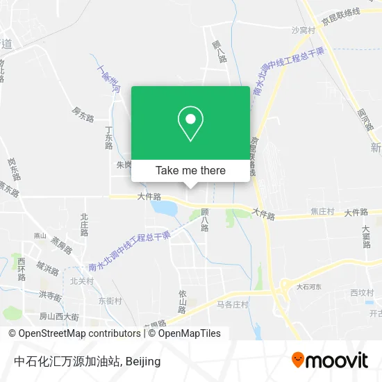 中石化汇万源加油站 map