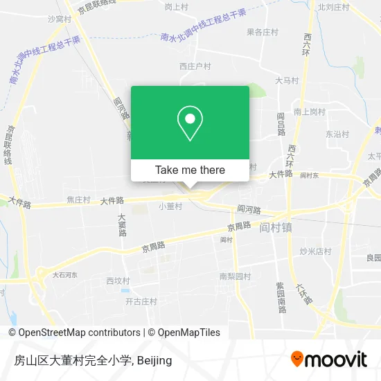 房山区大董村完全小学 map