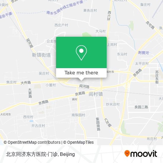 北京同济东方医院-门诊 map