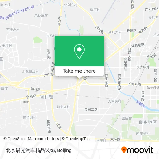 北京晨光汽车精品装饰 map