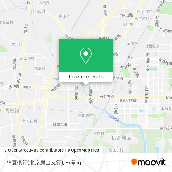 华夏银行(北京房山支行) map